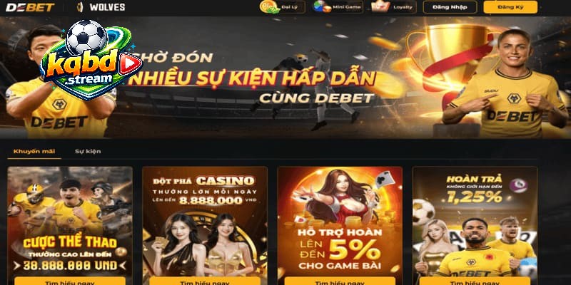 Khuyến mãi tri ân tại nhà cái Debet