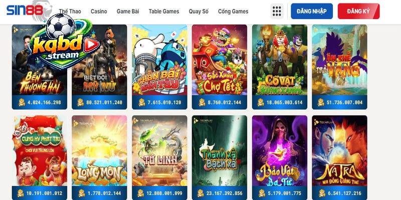 Khám phá những trò chơi giải trí nổi bật tại SIN88