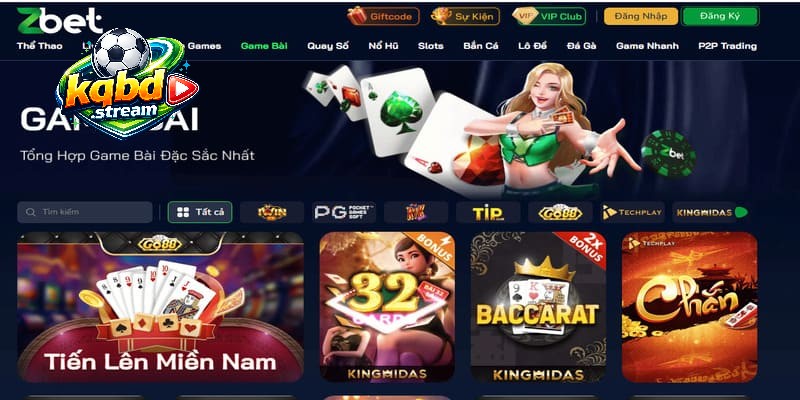 Game bài đặc sắc